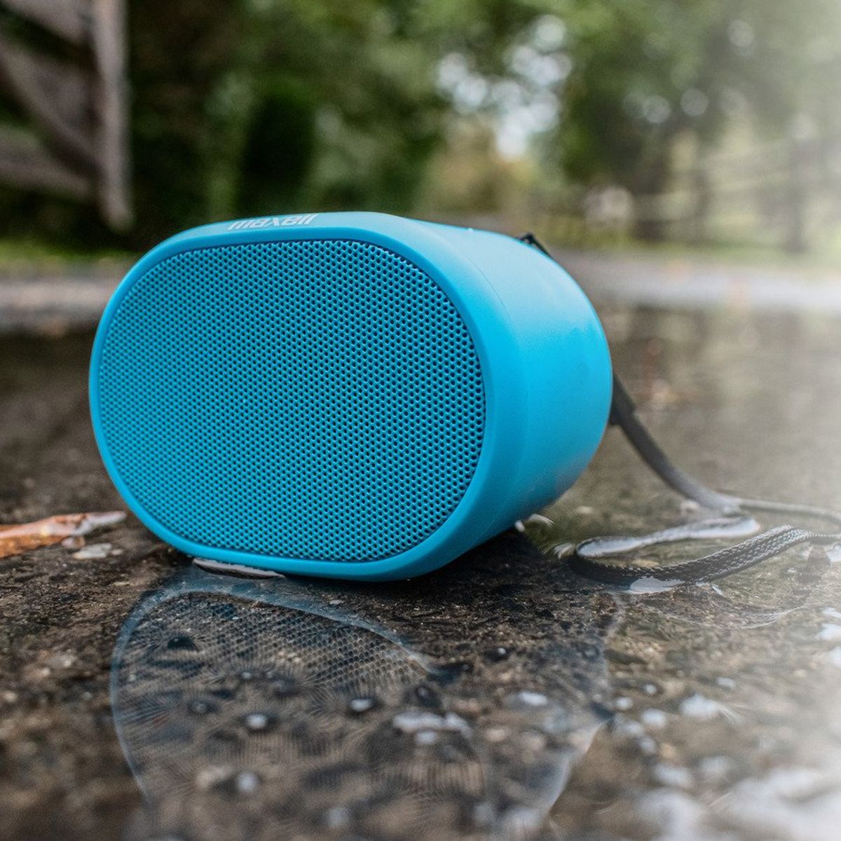 MAXELL - Parlante Maxell Bass13 Bluetooth Fm Radio Ipx-2 5 Horas Azul