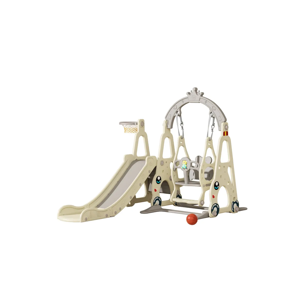 VOYAGE - Resbalin y Columpio Carro 2.0 Beige