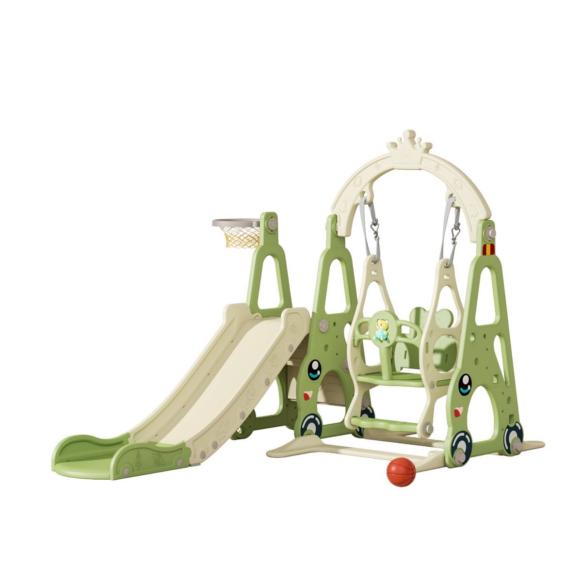 VOYAGE - Resbalin y Columpio Carro 2.0 Green