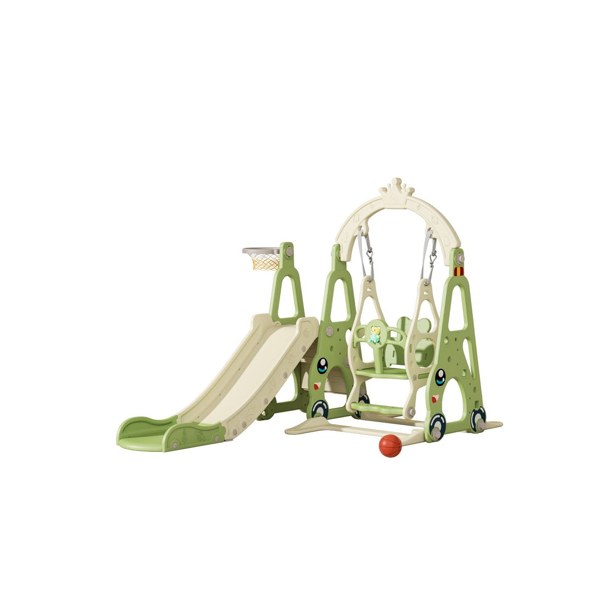 VOYAGE - Resbalin y Columpio Carro 2.0 Green