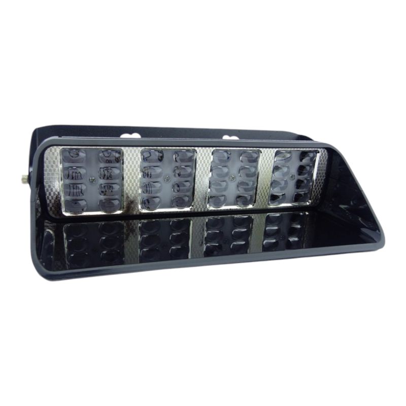 GENERICO - Baliza De 32 LED Estrobo De 12Volt Con Luz Rojo-Azul