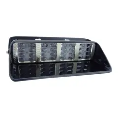 GENERICO - Baliza De 32 LED Estrobo De 12Volt Con Luz Rojo-Azul