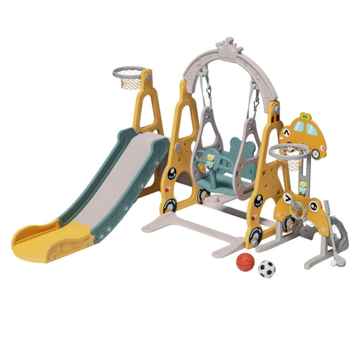 VOYAGE - Resbalin y Columpio Carro 2.0 Delux Yellow....