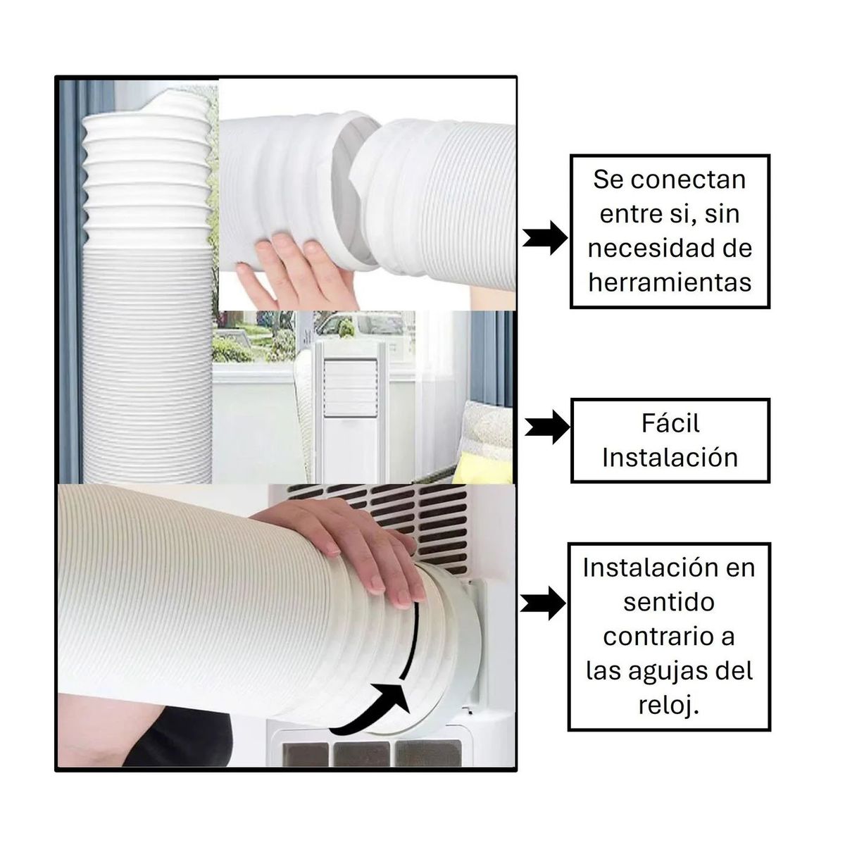 GENERICO - Tubo Vapor Para Aire Acondicionado 15cm X 1,5 m