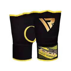 RDX - Guantes Rapidos Con Vendas Black HYP-ISB - talla S