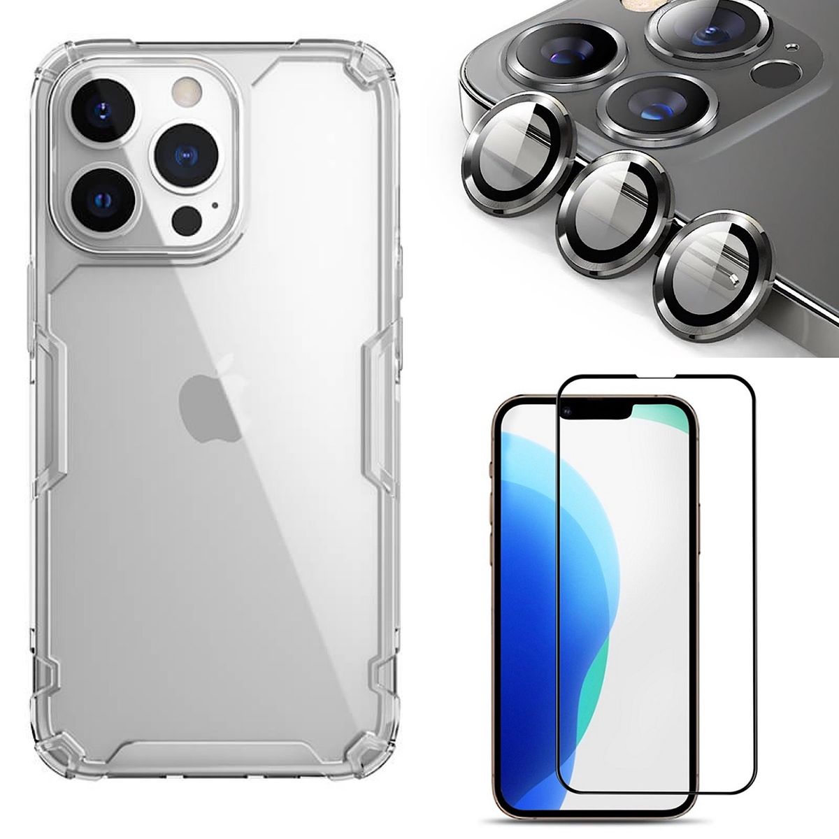 NILLKIN - Carcasa Nillkin Nature Para iPhone 13 Pro Max + Laminas