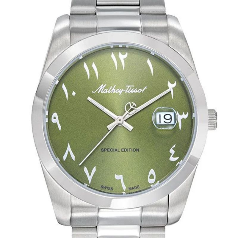 MATHEY TISSOT - Reloj Mathey-Tissot Mathy Orient Verde Cuarzo H450APEV