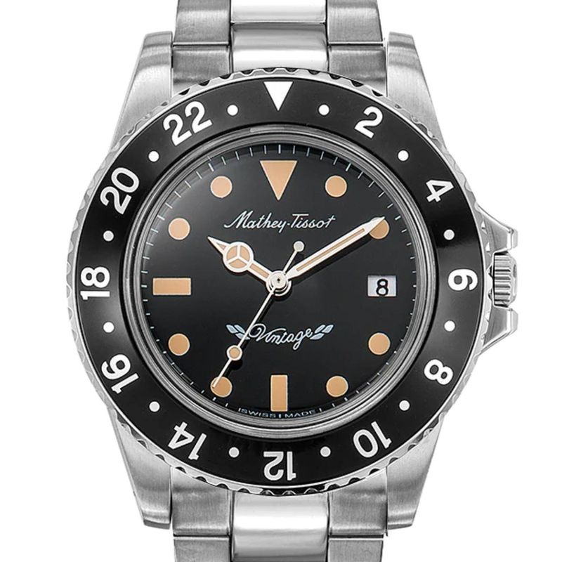 MATHEY TISSOT - Reloj Mathey-Tissot Mathy Vintage Negro Cuarzo H900AN