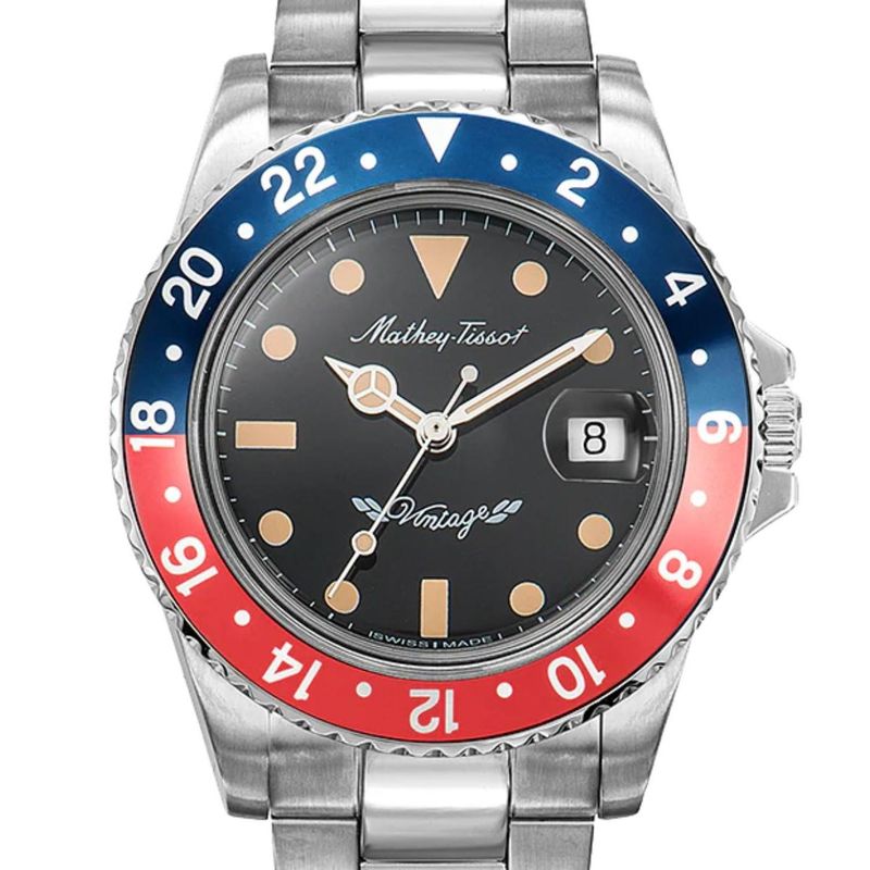 MATHEY TISSOT - Reloj Mathey-Tissot Mathy Vintage Negro Automatico H900ATR