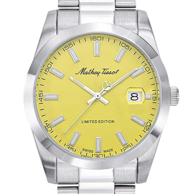 MATHEY TISSOT - Reloj Mathey-Tissot Mathy Sunray Amarillo Cuarzo H451J
