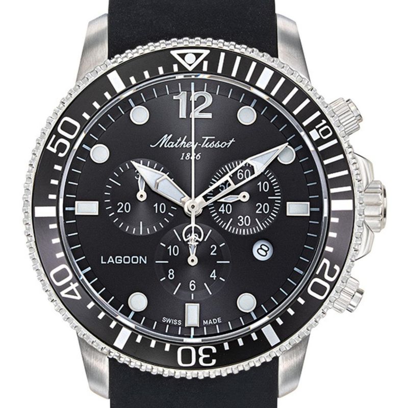MATHEY TISSOT - Reloj Mathey-Tissot Lagoon Cronografo Negro H123CHALN