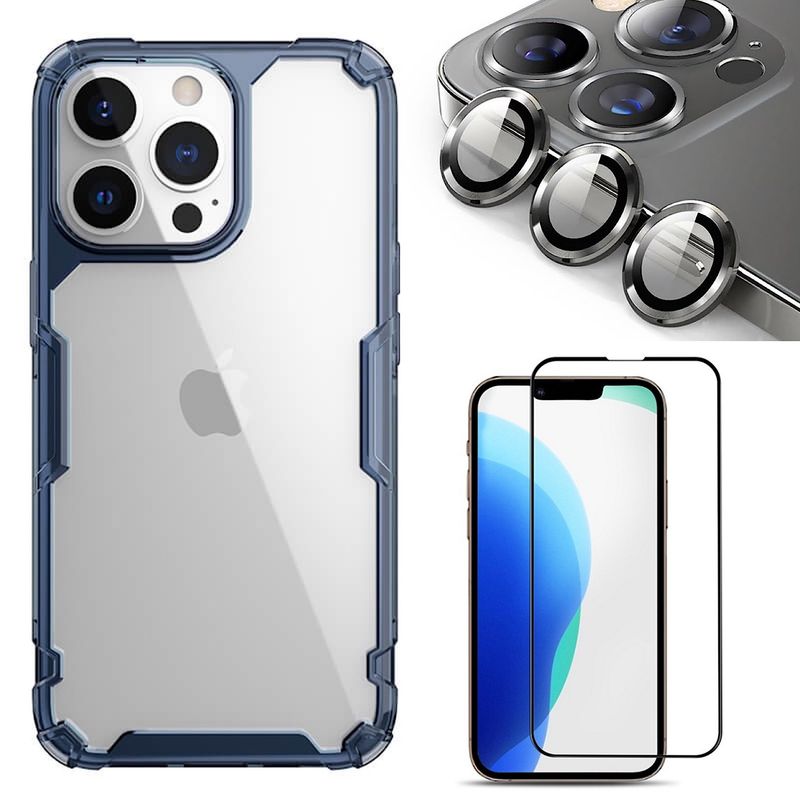 NILLKIN - Carcasa Nillkin Nature Para iPhone 13 Pro + Laminas