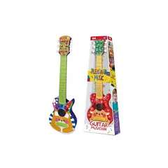 GENERICO - Juguete Musical Guitarra de Cuerdas 56cm verde con azul