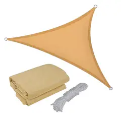 GENERICO - Toldo Vela Sombra Rectangular 2x3 Metros Filtro Uv