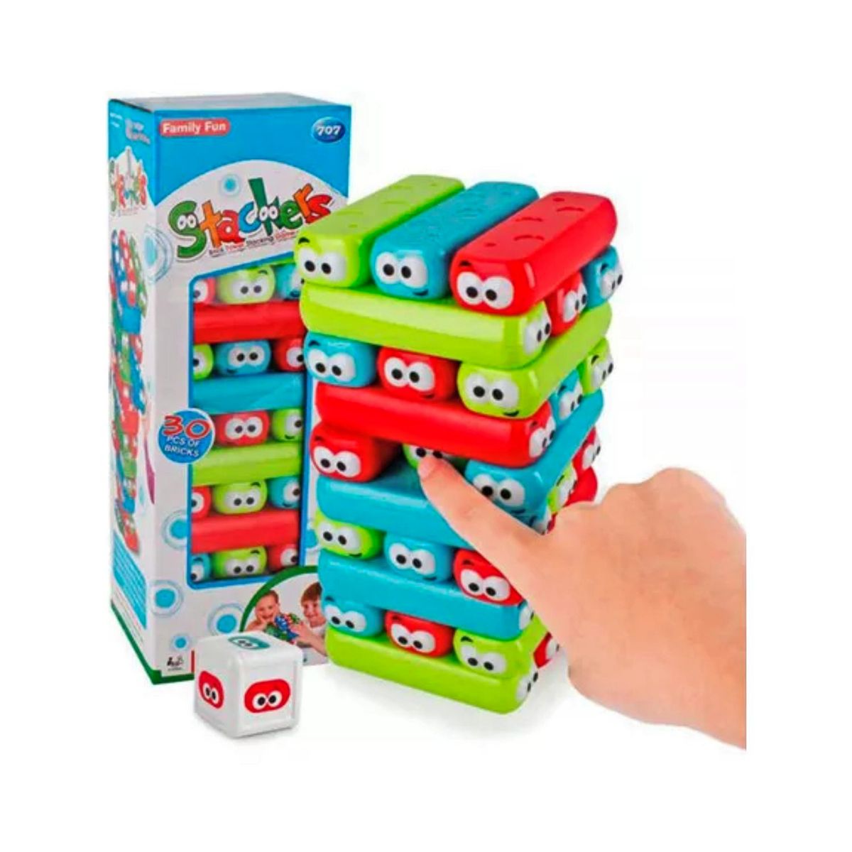 GENERICO - Jenga Multicolor Didáctico