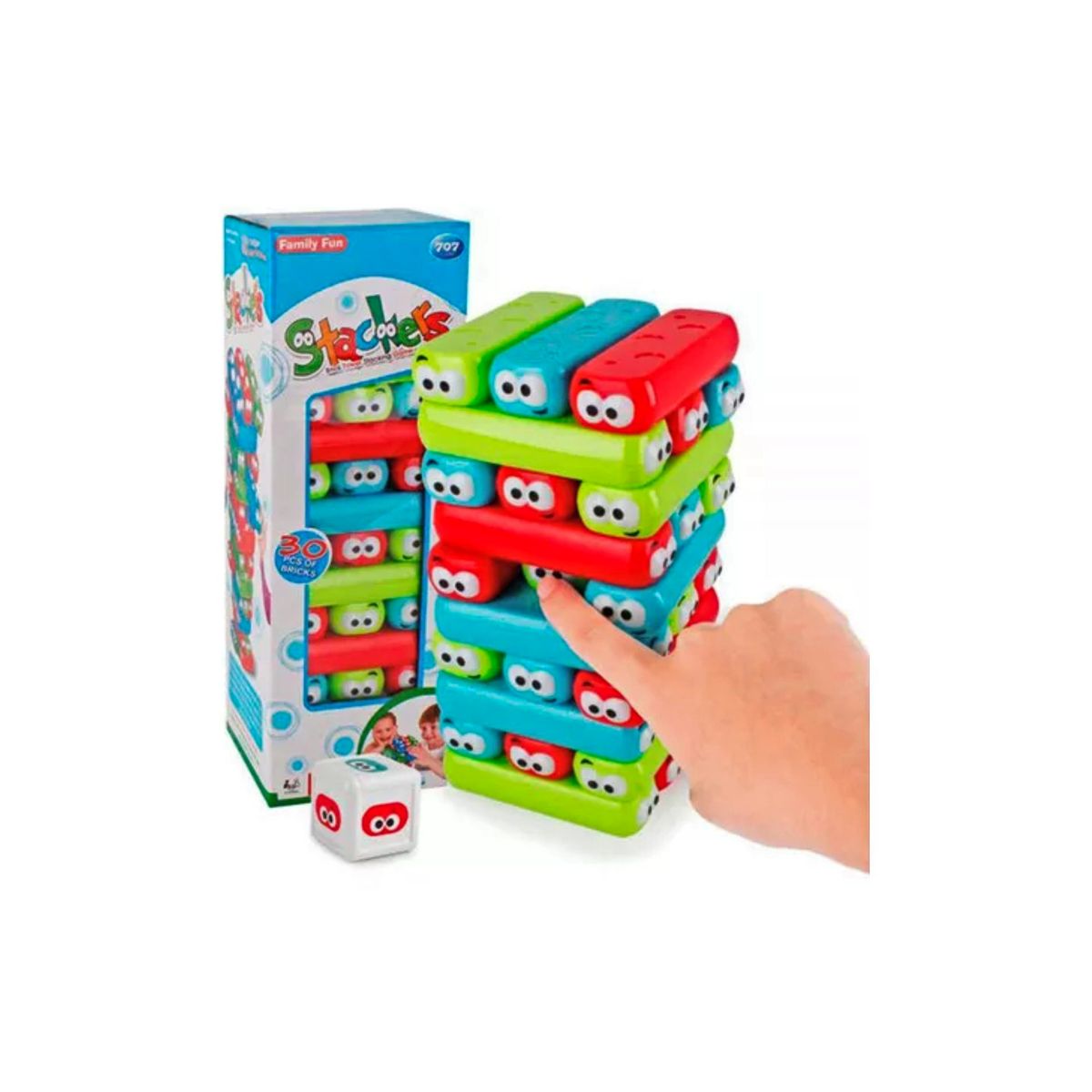 GENERICO - Jenga Multicolor Didáctico