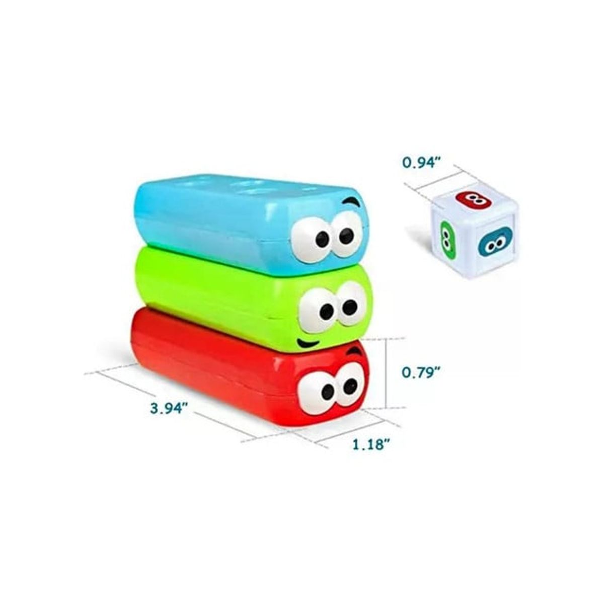 GENERICO - Jenga Multicolor Didáctico