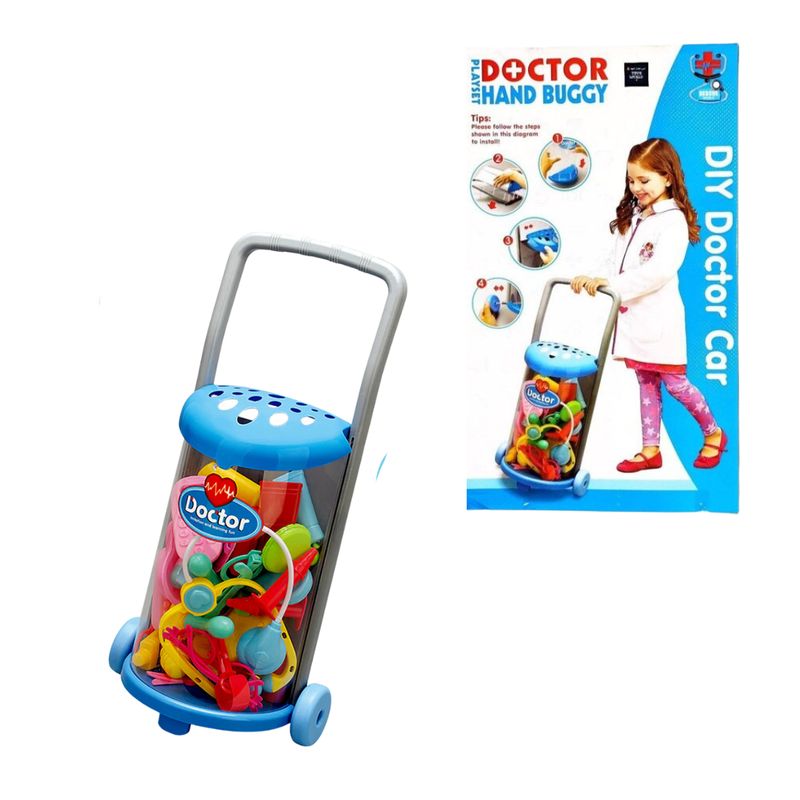 GENERICO - Maletín Carrito Doctor De Juguete Set Medico Doctor Niños