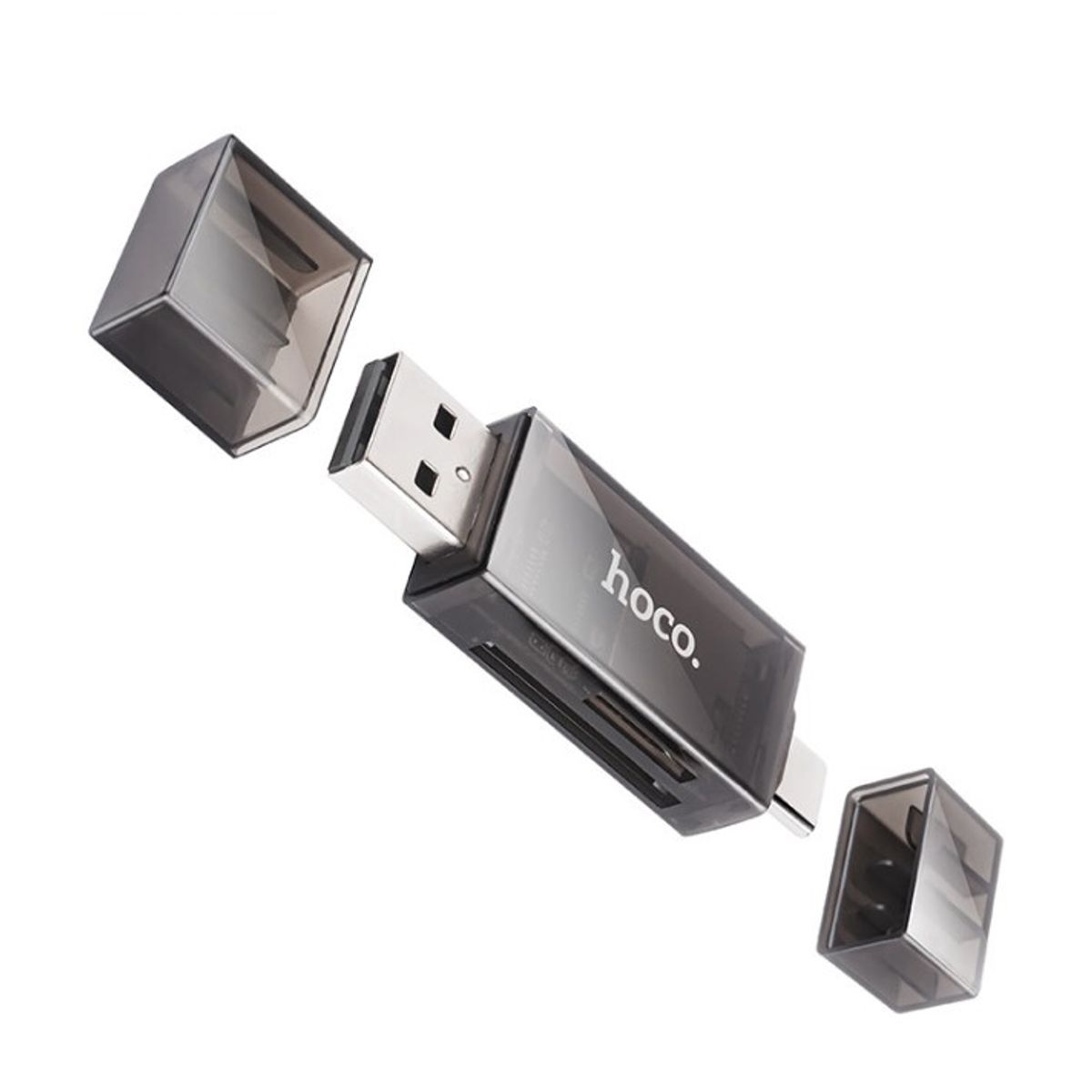HOCO - Lector de tarjetas UBS - C Hoco DHD01 Negro