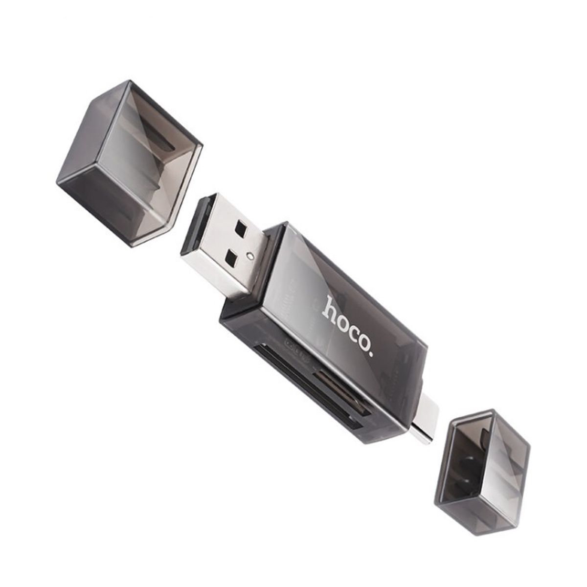 HOCO - Lector de tarjetas UBS - C Hoco DHD01 Negro