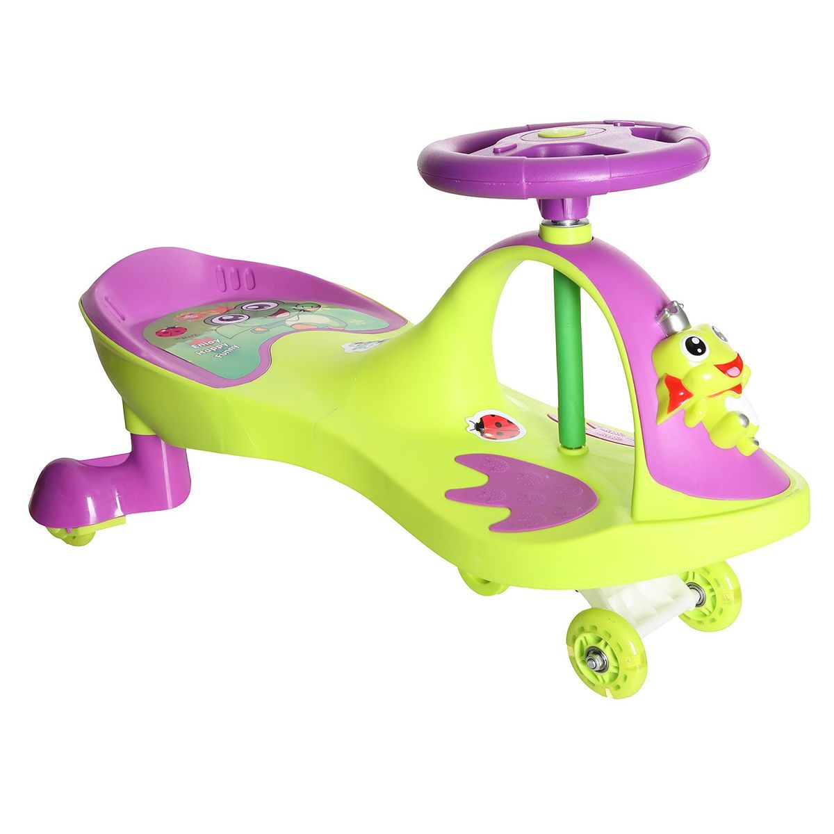 ARTHOME - SWING CAR RANA INFANTIL VERDE ARTHOME