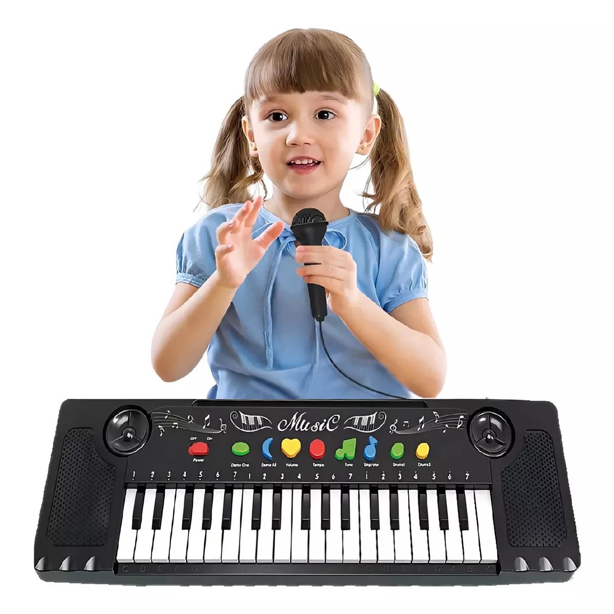 GENERICO - Organo Musical Infantil Piano Para Niños Microfono Teclas