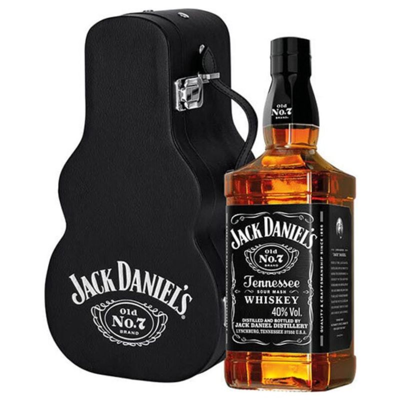 JACK DANIELS - Whiskey Jack Daniel's Old Nº7 Guitar Case 750cc