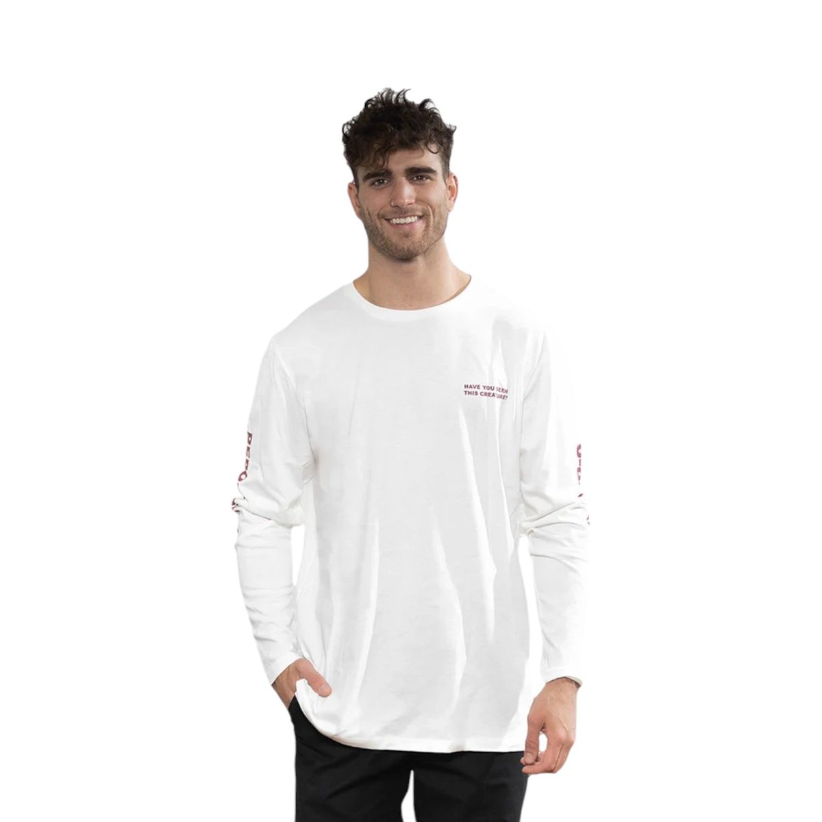 FALCONE - Polera Orgánica Manga Larga Lake Creature Hombre