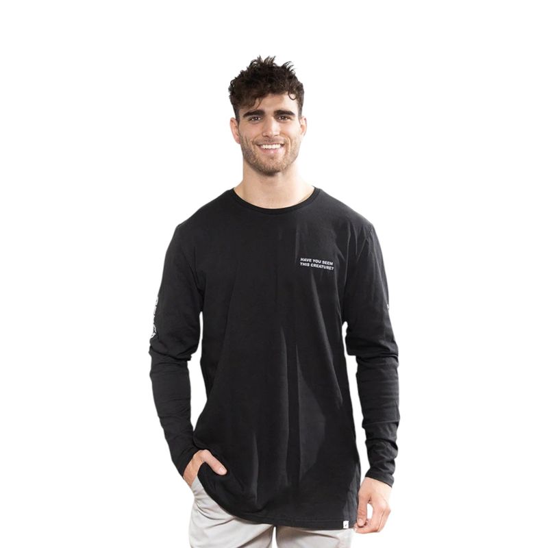 FALCONE - Polera Orgánica Manga Larga Lake Creature Hombre