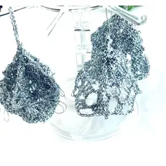 GOIC DISEÑOS - Conjunto tres piezas adornos navidad hechos a mano diseño exclusivo