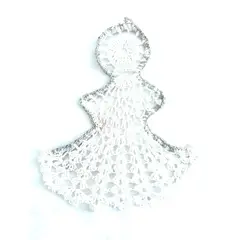 GOIC DISEÑOS - Angel de adorno de navidad hecho a mano diseño exclusivo