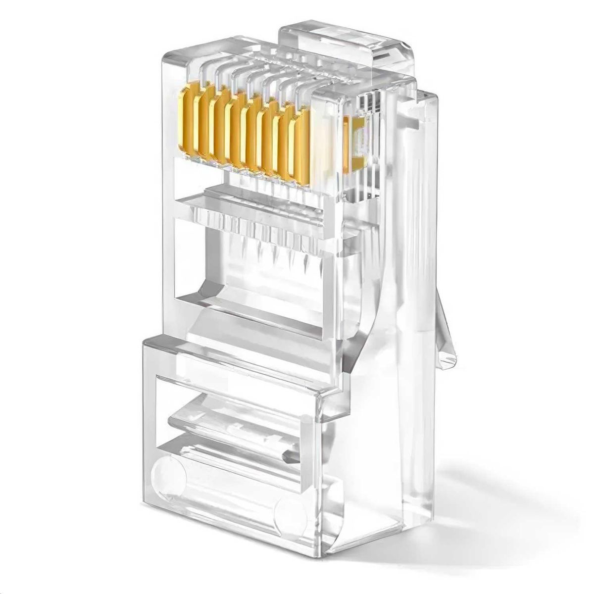 GEN - 25x Conector Rj45 Cat5 Cable Utp Conector Red Internet Lan