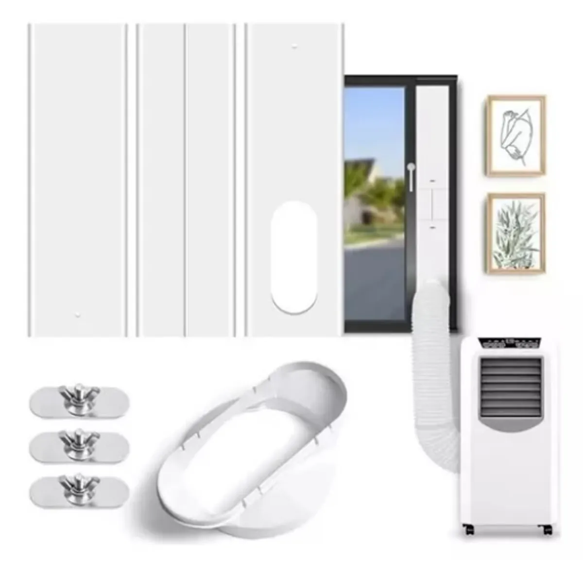 GENERICO - Kit De Ventana Para Aire Acondicionado Portátil