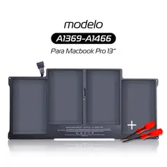 GENERICO - Bateria Macbook Air 13” A1369-A1466 Año 2010-2017