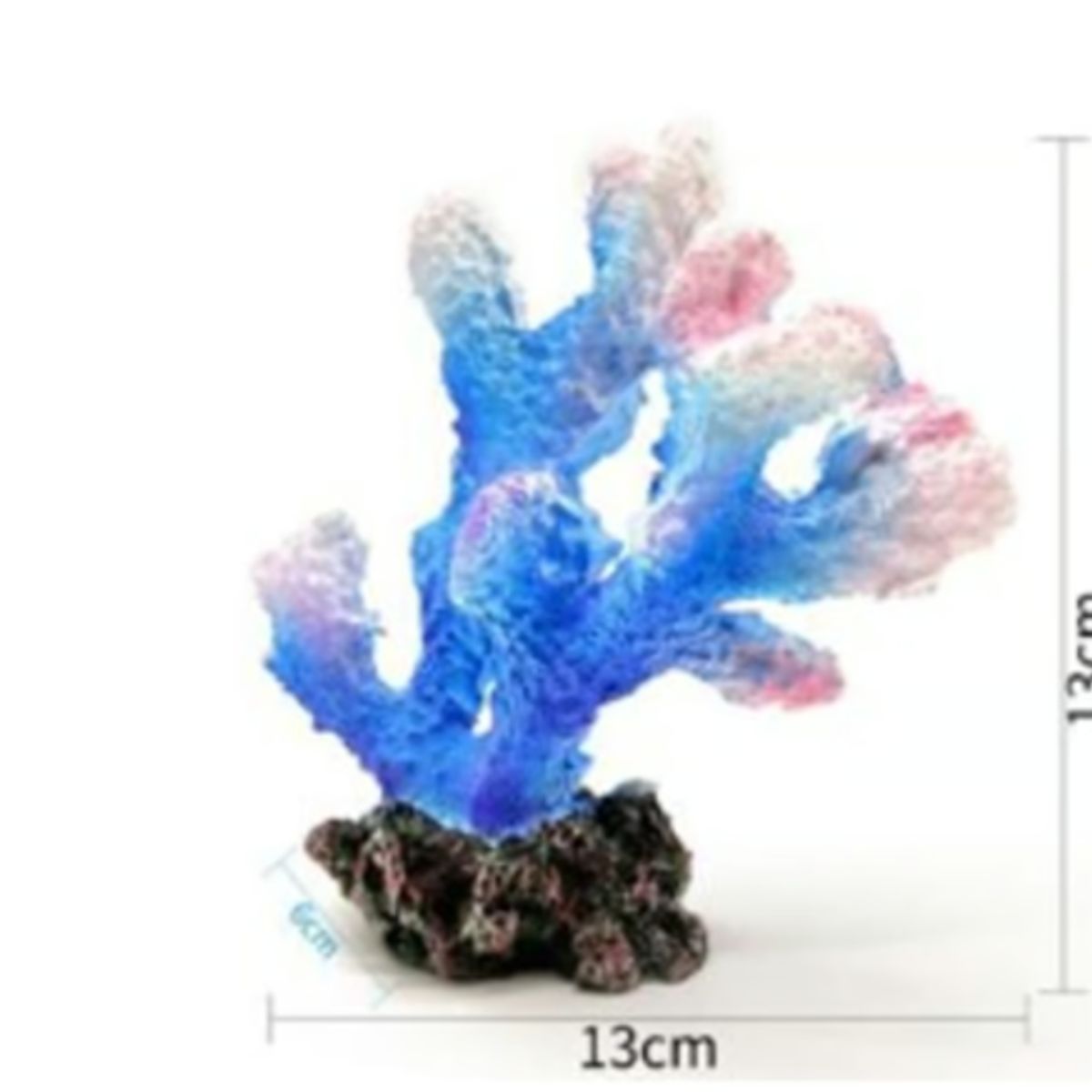 GENERICO - Decoracion Para Acuarios Diseño Algas Colores 13x13cm