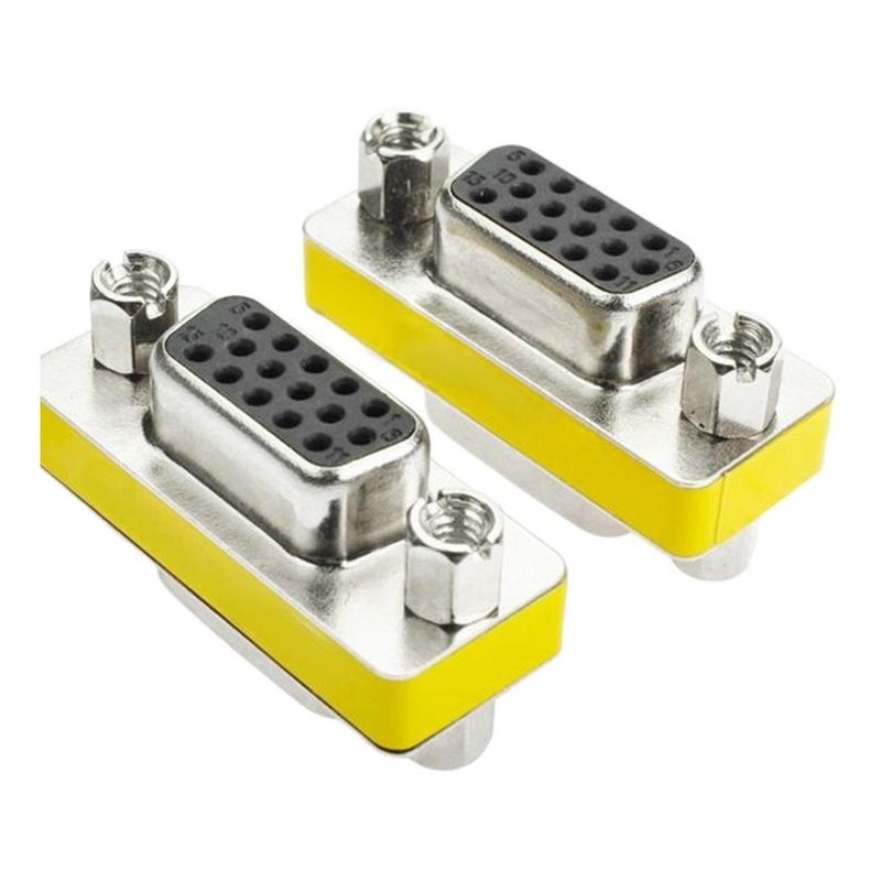 GEN - Copla Adaptador Vga Hembra Hembra Db15 Alargador Extension