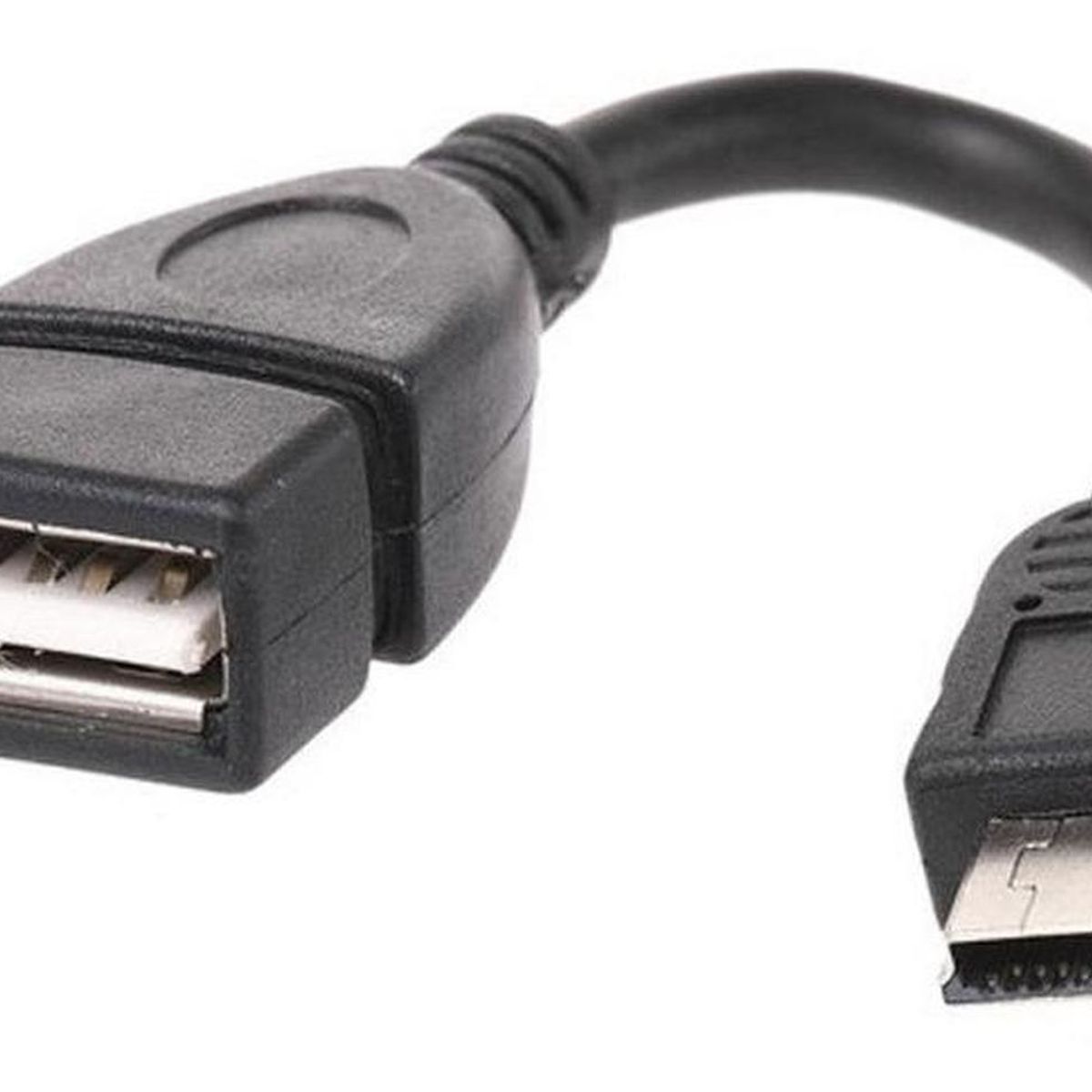 GEN - Cable Adaptador Otg Mini Usb V3 Radio Auto Chery Tiggo Hyundai - Negro