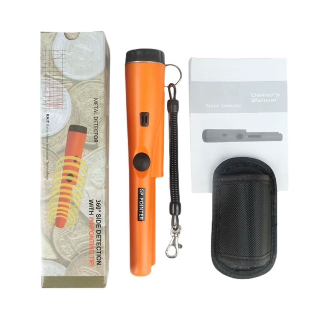 GENERICO - Detector De Metales Profesional Portátil GP-POINTER