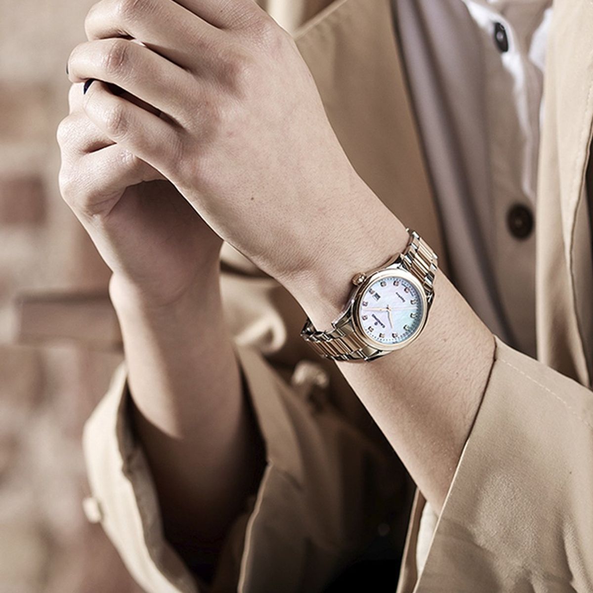 CANDINO - Reloj C4739/1 Candino Swiss Blanco Nácar Mujer Couples Classic