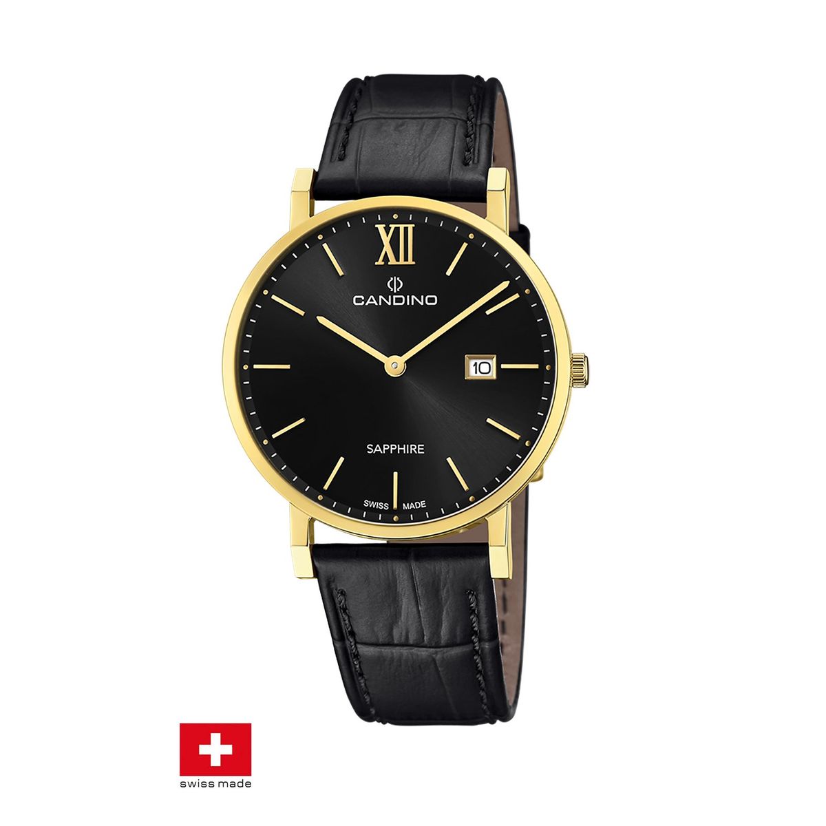 CANDINO - Reloj C4726/3 Candino Swiss Negro Hombre Couples Classic