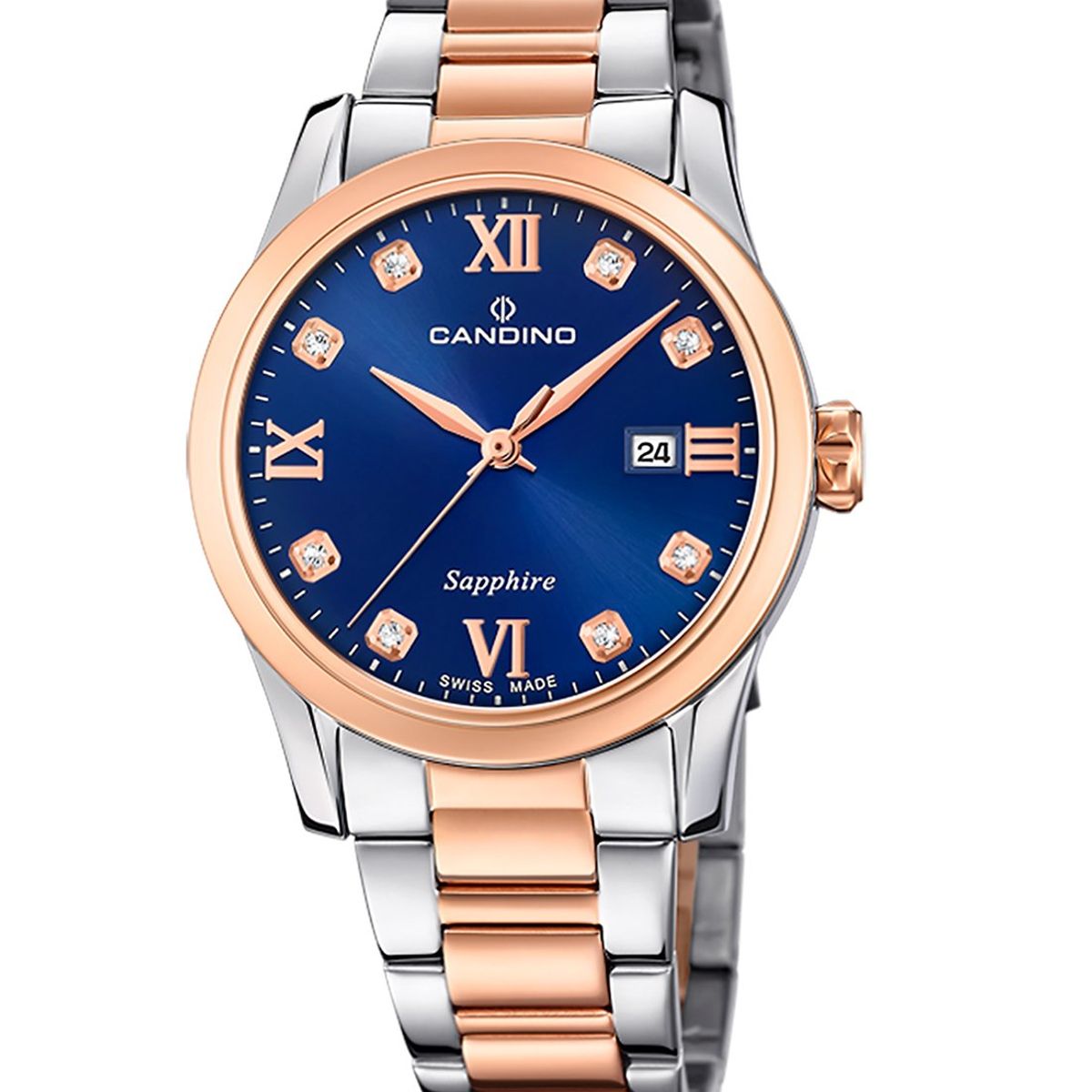 CANDINO - Reloj C4739/4 Candino Swiss Azul Mujer Couples Classic