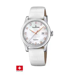 CANDINO - Reloj C4736/1 Swiss Blanco Mujer Couples Classic