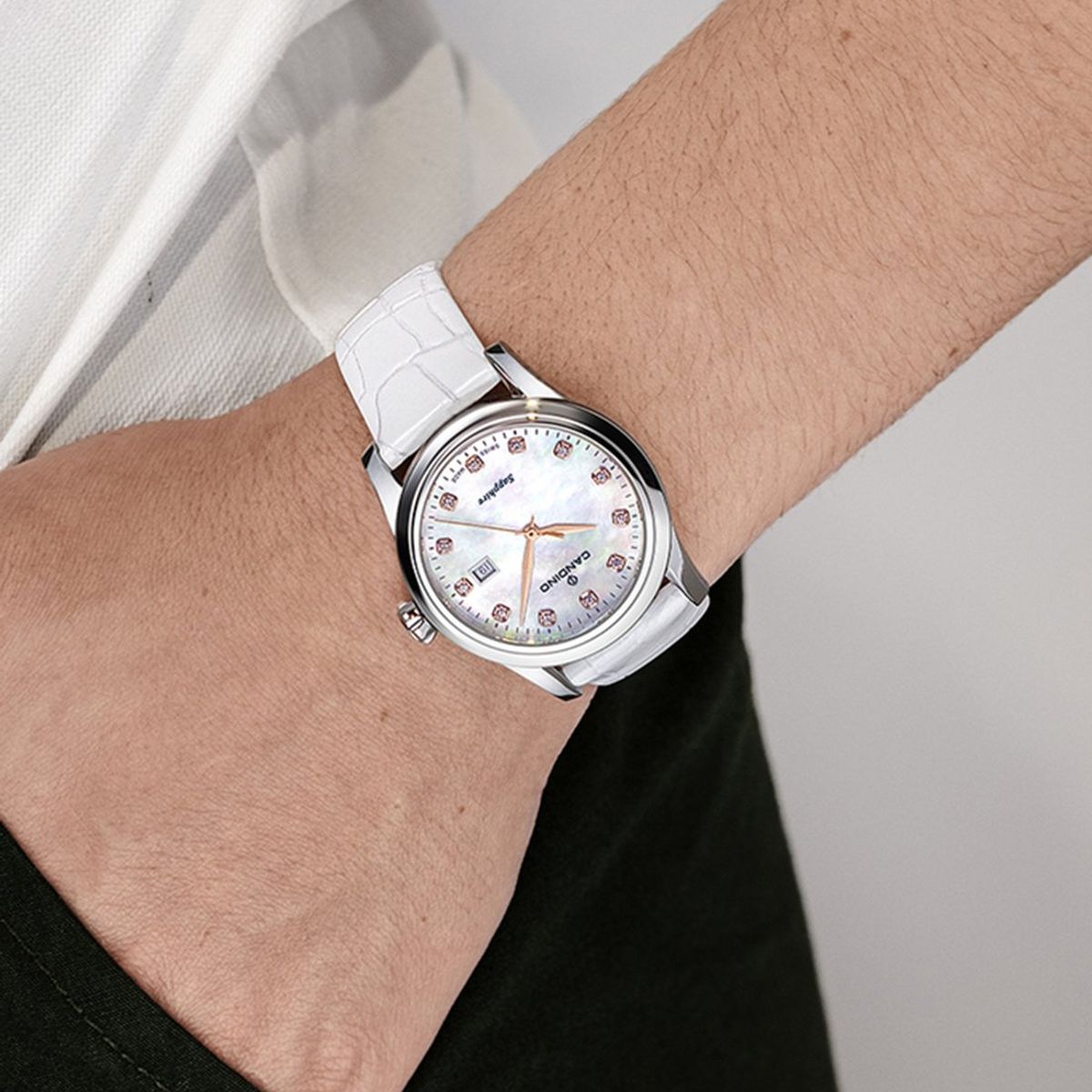 CANDINO - Reloj C4736/1 Candino Swiss Blanco Mujer Couples Classic