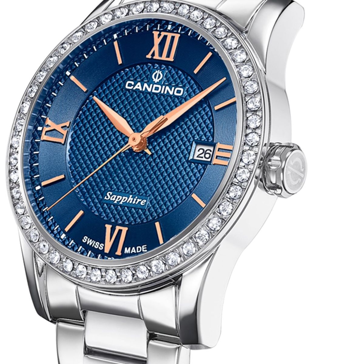 CANDINO - Reloj C4740/2 Candino Swiss Azul Mujer Couples Classic