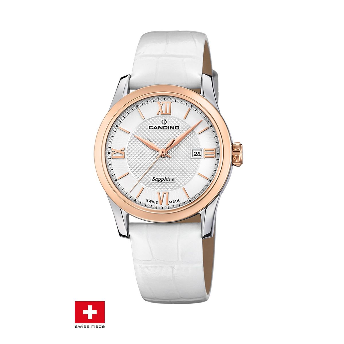 CANDINO - Reloj C4737/2 Candino Swiss Plateado Mujer Couples Classic