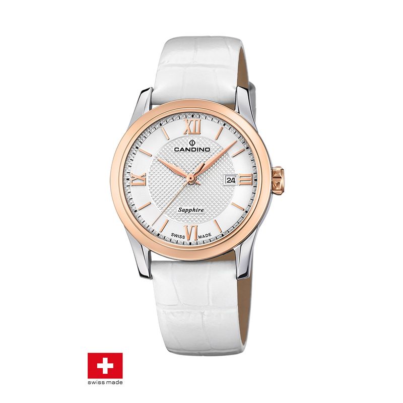 CANDINO - Reloj C4737/2 Candino Swiss Plateado Mujer Couples Classic