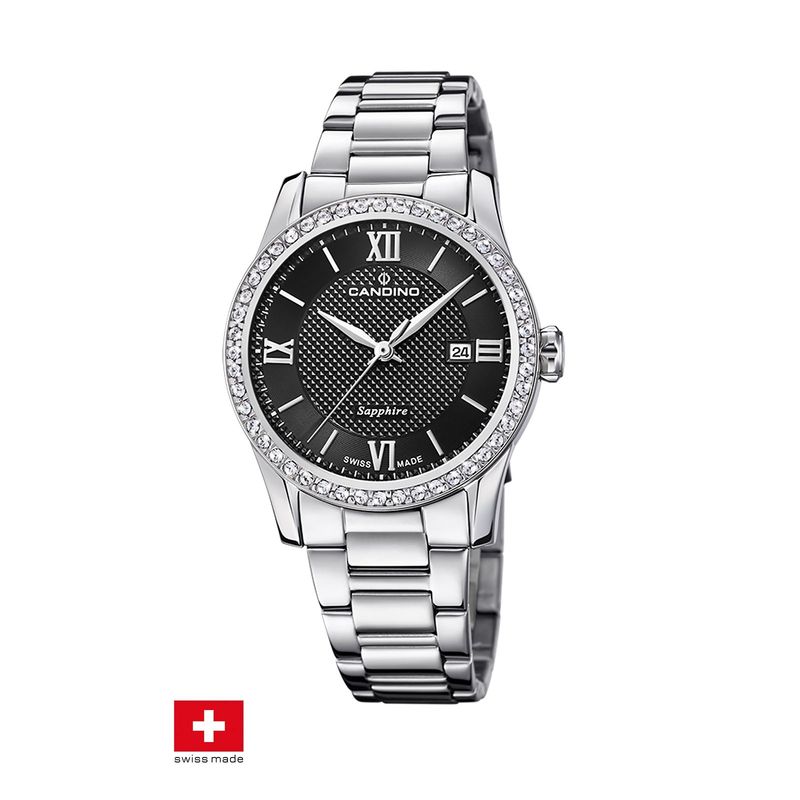 CANDINO - Reloj C4740/4 Candino Swiss Negro Mujer Couples Classic