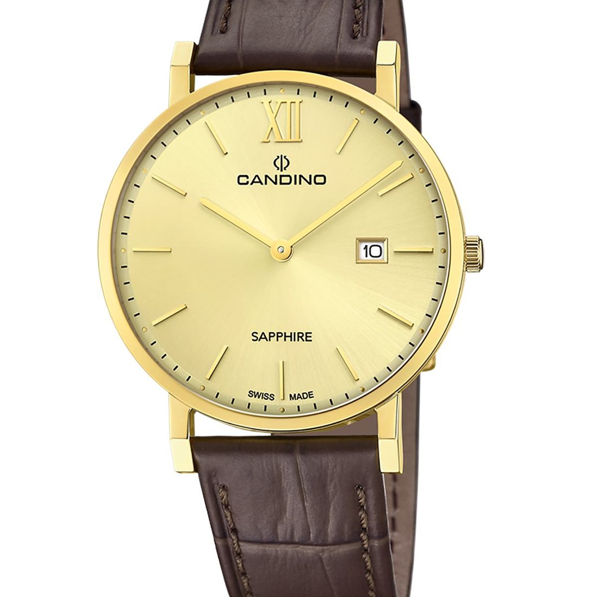 CANDINO - Reloj C4726/2 Candino Swiss Dorado Hombre Couples Classic