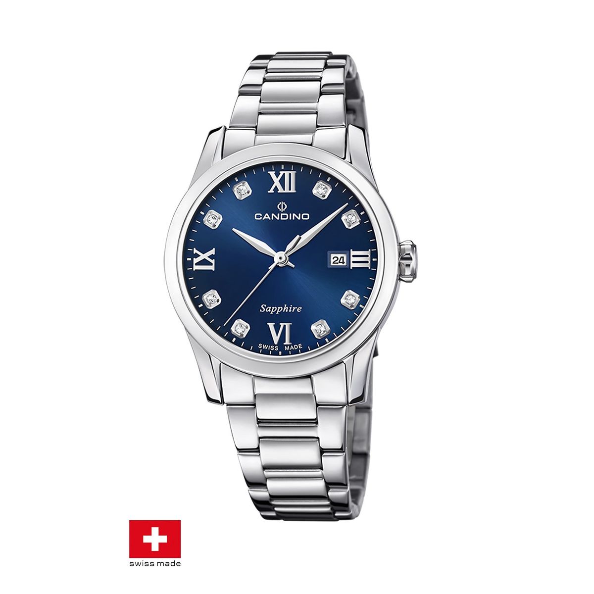 CANDINO - Reloj C4738/2 Candino Swiss Azul Mujer Couples Classic