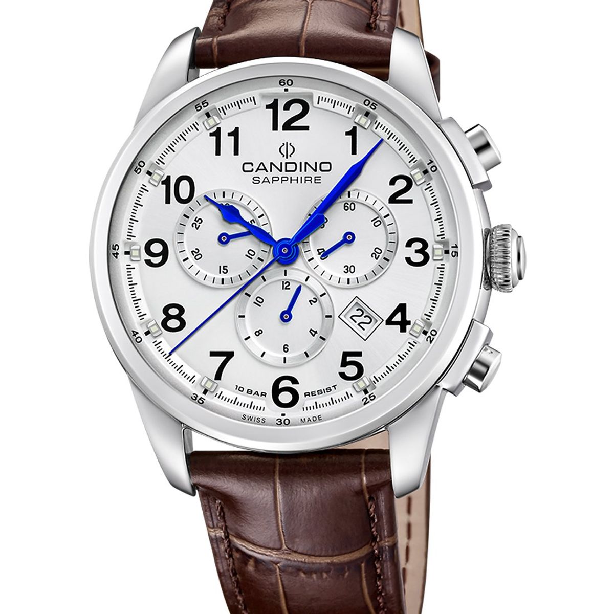 CANDINO - Reloj C4745/1 Candino Swiss Plateado Hombre Couple Classic